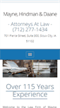 Mobile Screenshot of maynelaw.com